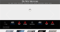 Desktop Screenshot of dewits.co.za